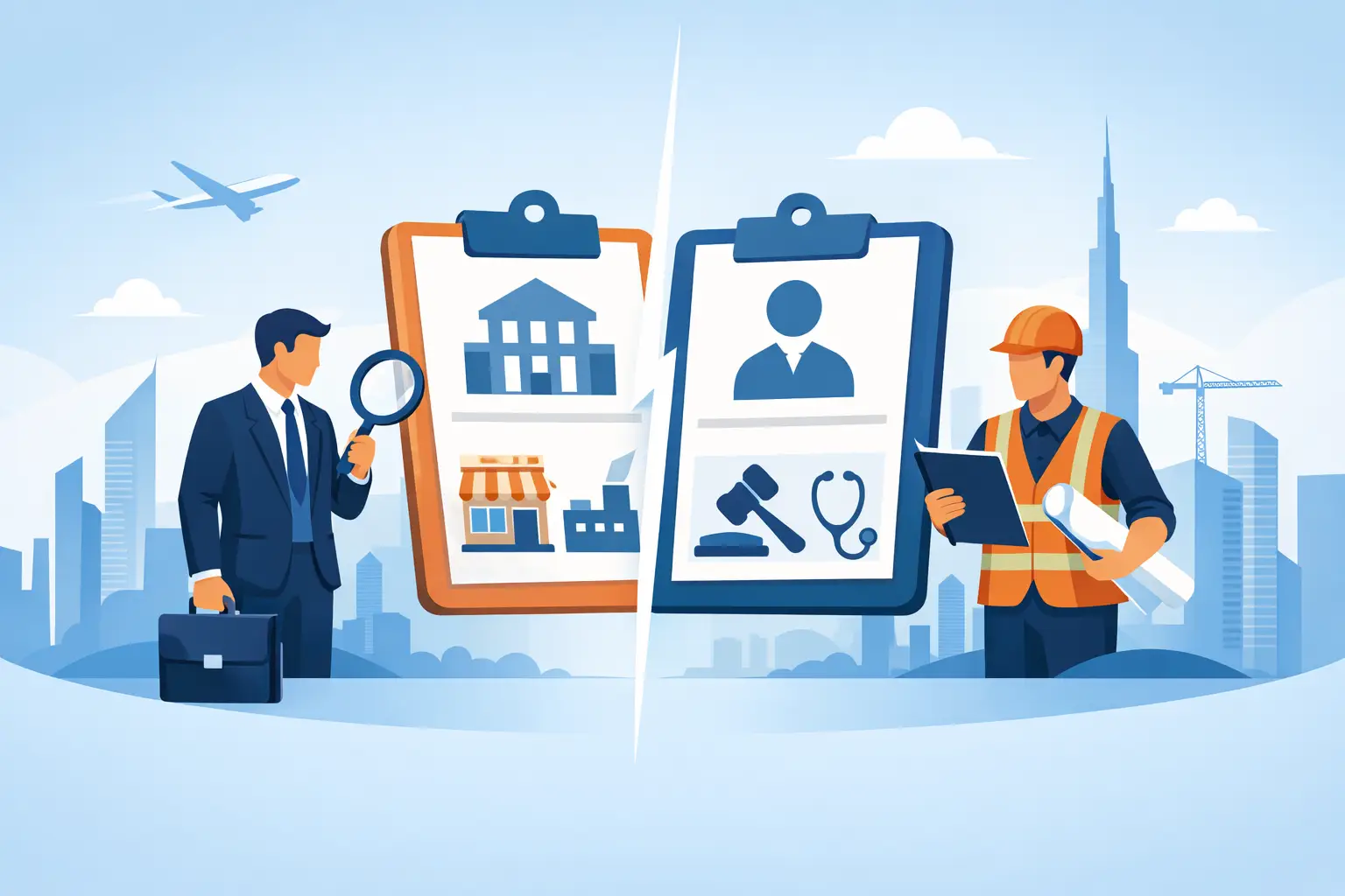 Commercial License vs Professional License in Dubai